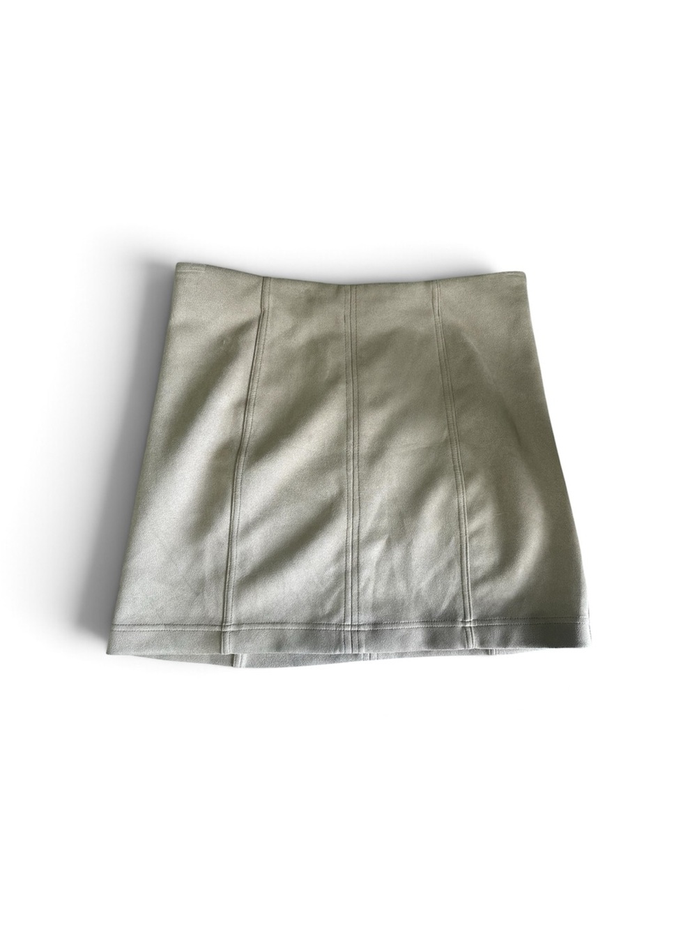 Streamlined Tan/Beige Mini Skirt